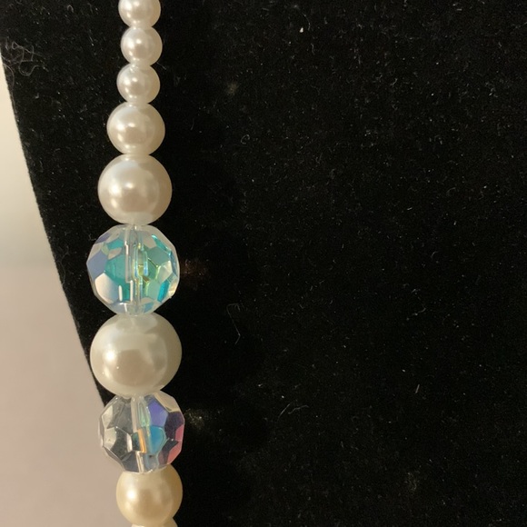 Gorgeous faux pearls and aurora borealis 24”* - Picture 3 of 6